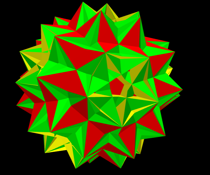 Drawing Uniform Polyhedra with Javascript, WebGL and Three.js | matthew arcus